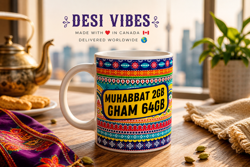 Muhabbat 2GB Gham 64GB mug morning chai steam Canada