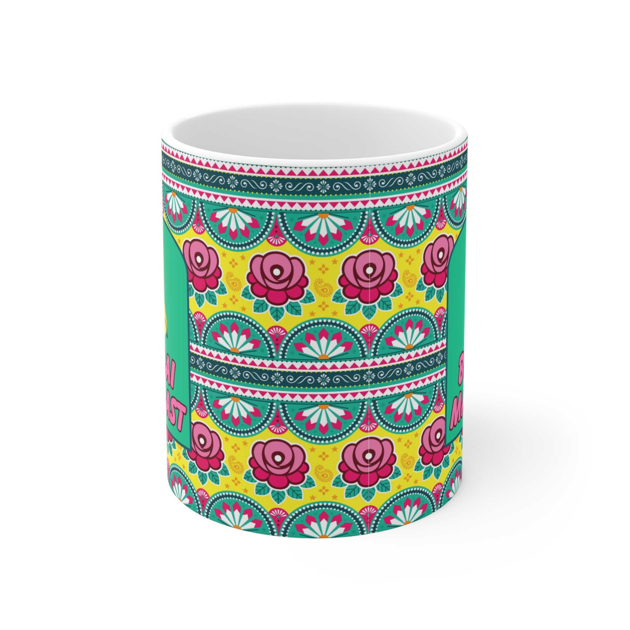 Colorful Ceramic Mug with Fun Sayings - Perfect Gift for Tea Lovers, Coffee Junkies, Friendship, Festivals, or Just Because!
