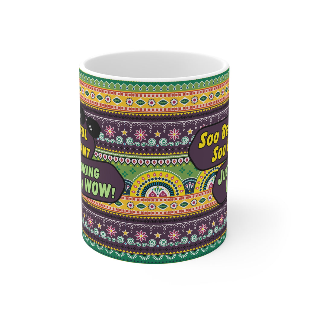 Colorful Boho Ceramic Mug