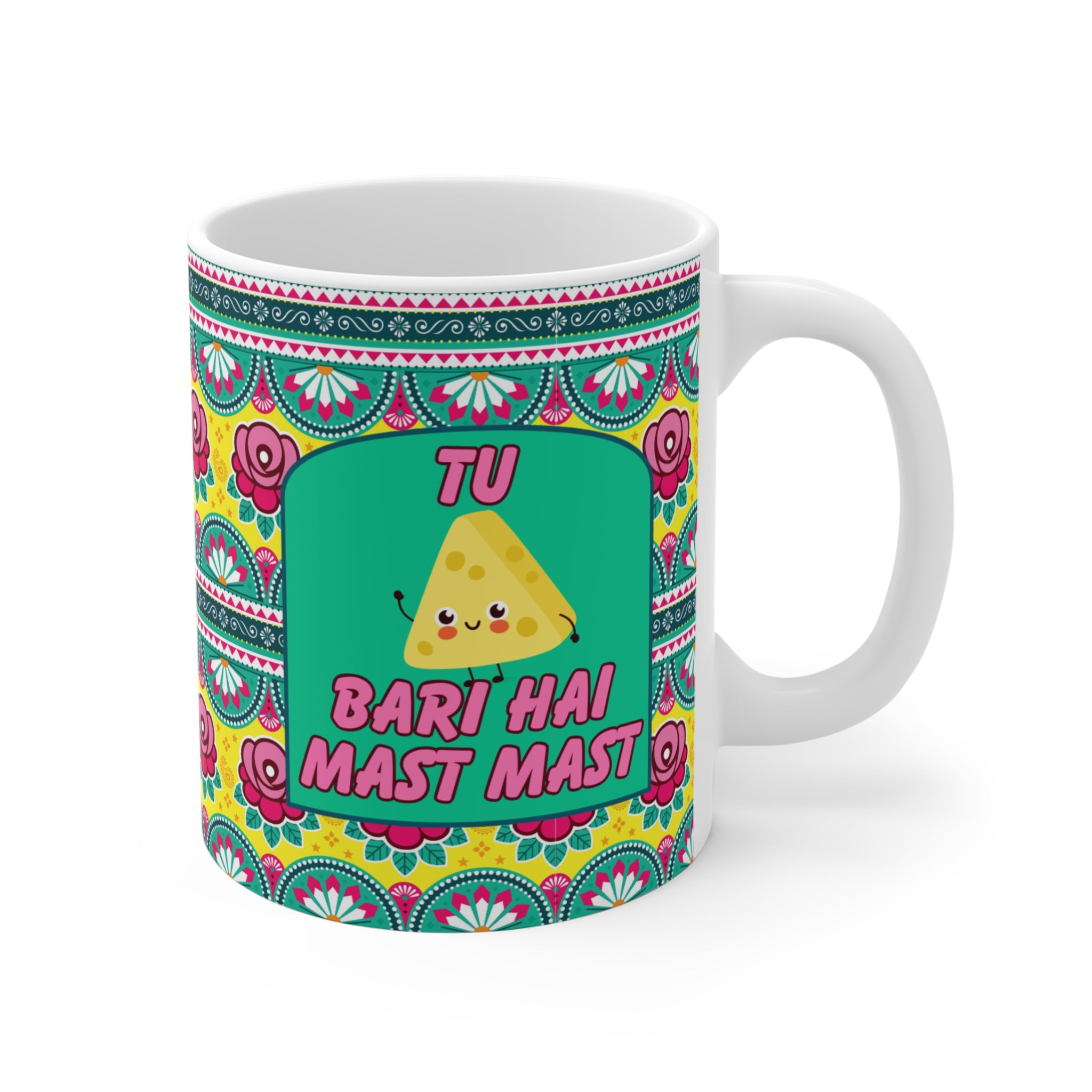 Colorful Ceramic Mug with Fun Sayings - Perfect Gift for Tea Lovers, Coffee Junkies, Friendship, Festivals, or Just Because!